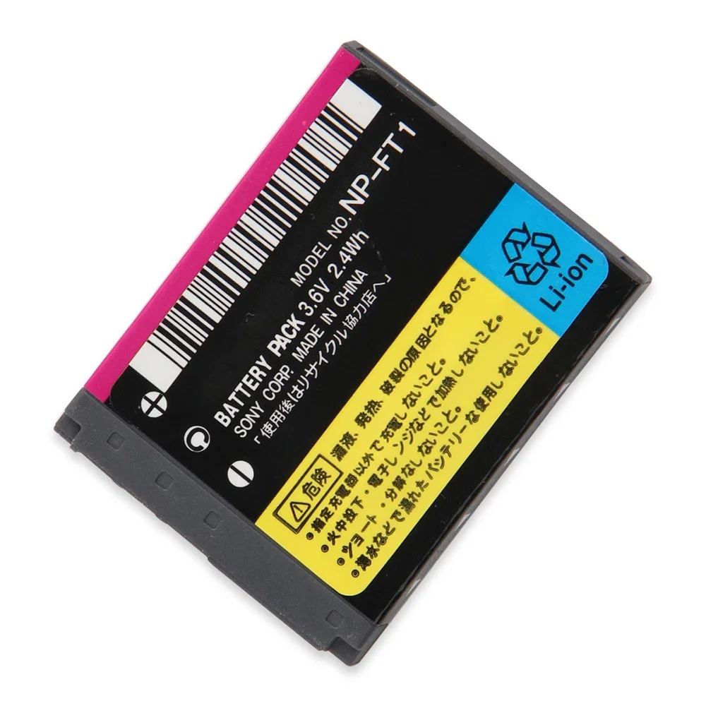 Replacement Battery For SONY T33 T5 L1 M1 M2 T9 T10 T1 T11 T3  NP-FT1 Rechargeable Battery 2.4Wh