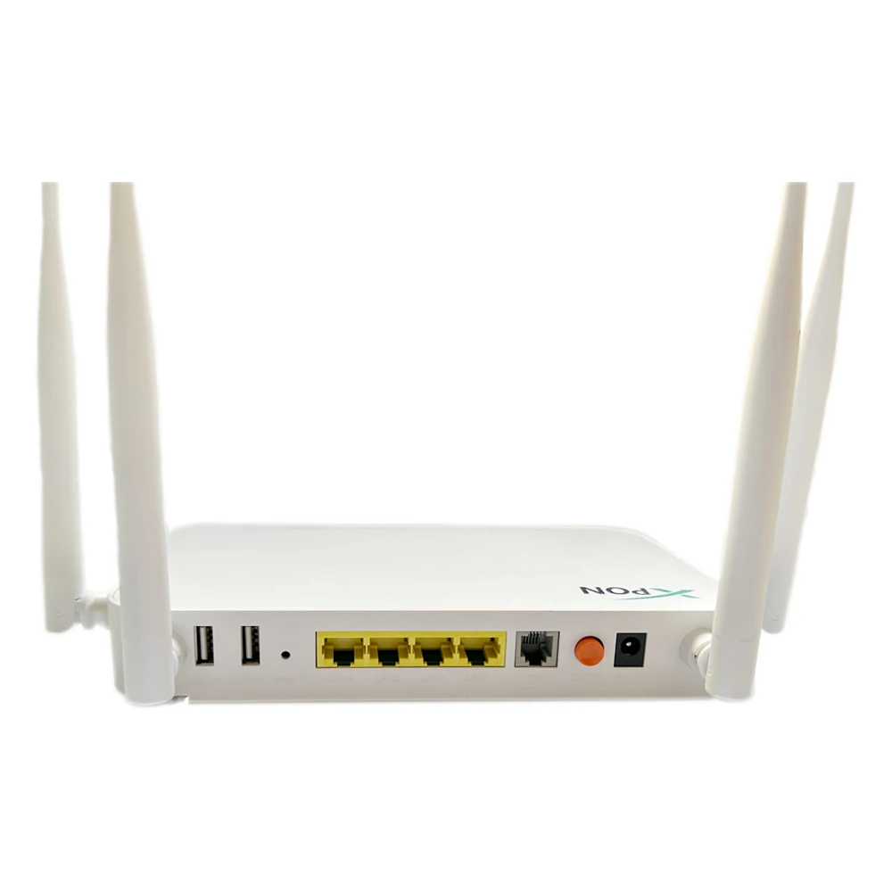 100% originele nieuwe XPON ONU GE 2USB TEL HGU WIFI 2.4G & 5G Dual Band ONT EPON/GPON Engels versie L881G glasvezel router