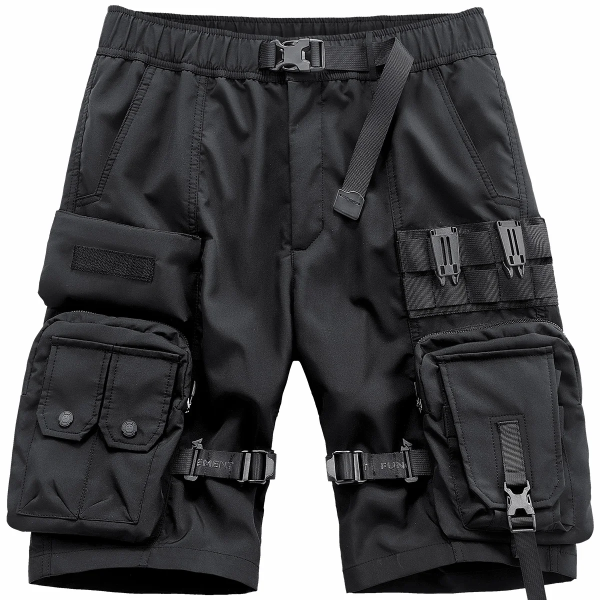 

2022 Summer Tactical Shorts Men Fashion Functional Multi Pockets Shorts Techwear Hip Hop Streetwear Knee Length Pants WB737