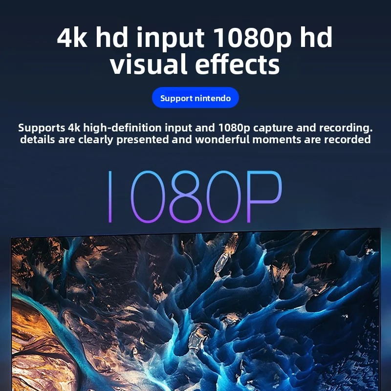 YUCUN 4K1080p USB 3.0 Kartu Pengambil Video HDMI Game Grabber Box untuk PS4 DVD Kamera PC Perekaman Placa De Video Live Streaming