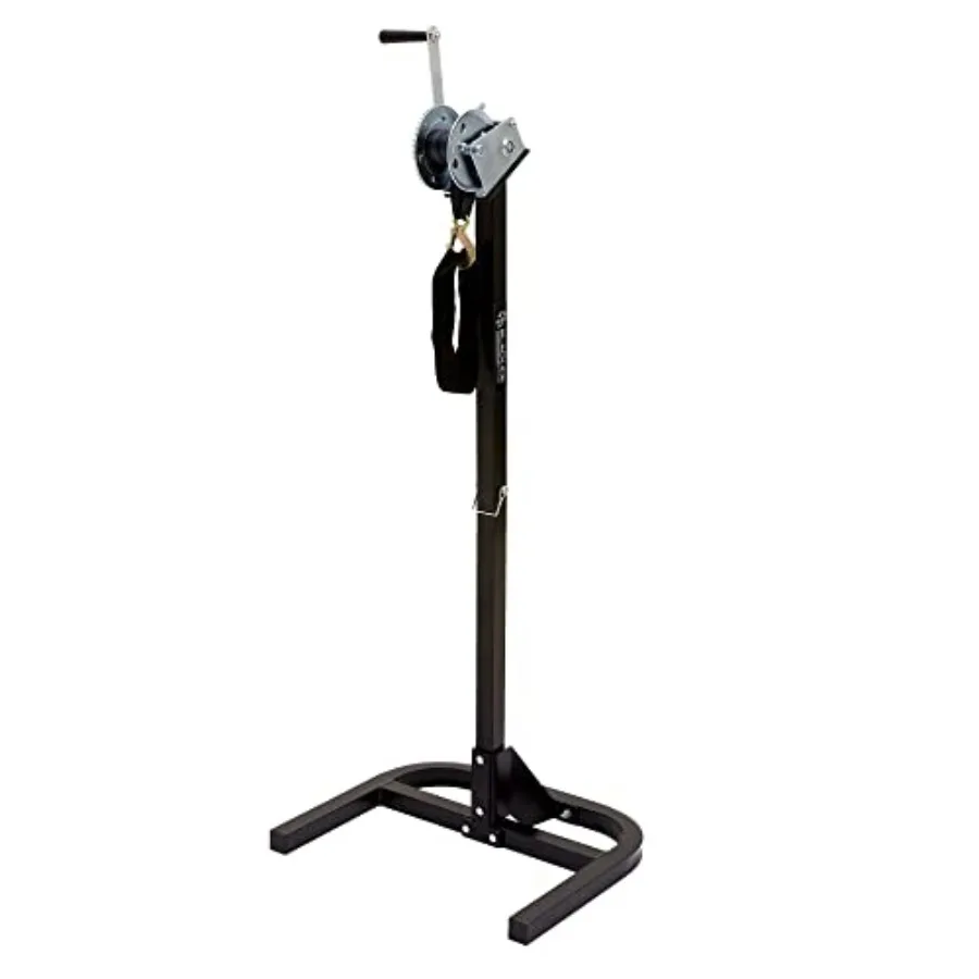 

Алюминиевый подъемник для снегохода Black Ice со лебедкой для эффективного хранения и обслуживания зимних транспортных средств — 700 фунтов. Весовая способность Ду