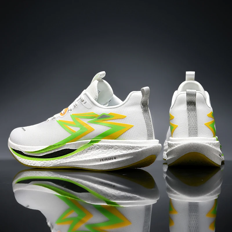 Carbon Plate Marathon Men Sports Running Shoes Air Cushion Lightweight Women Athletic Gym Sneakers Hiking Jogging Footwear image 5