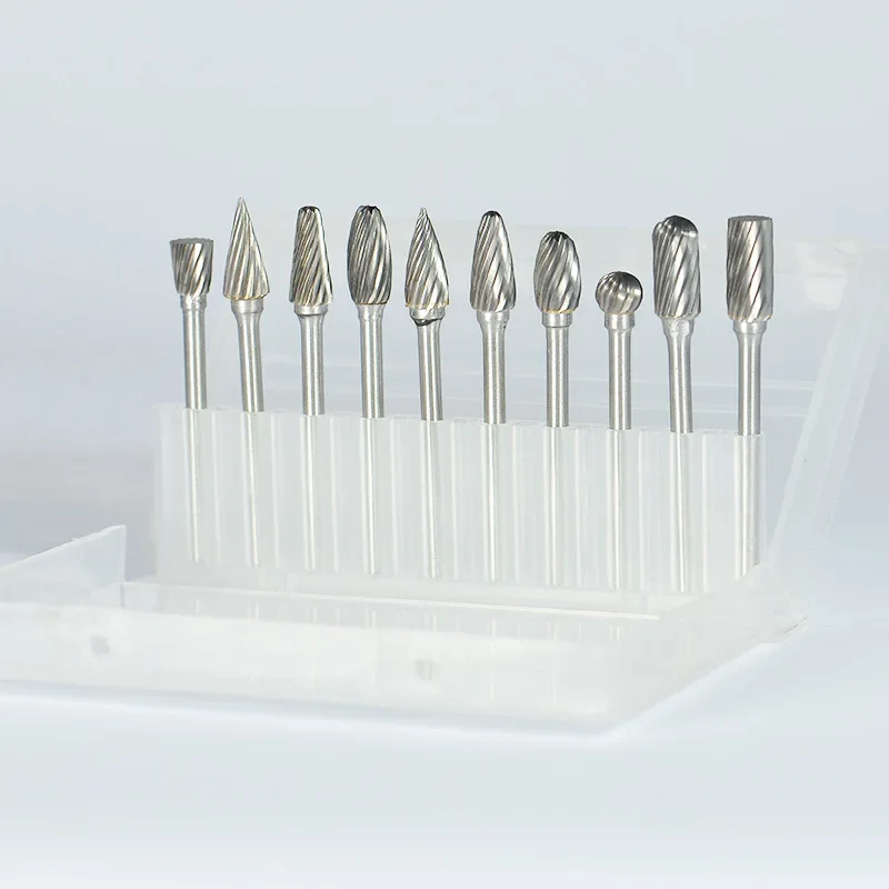 1Pc 3x6mm Carbide Rotary File Tungsten Steel Milling Cutter Metal Woodworking Milling Polishing Grinding Head Dremel Accessories