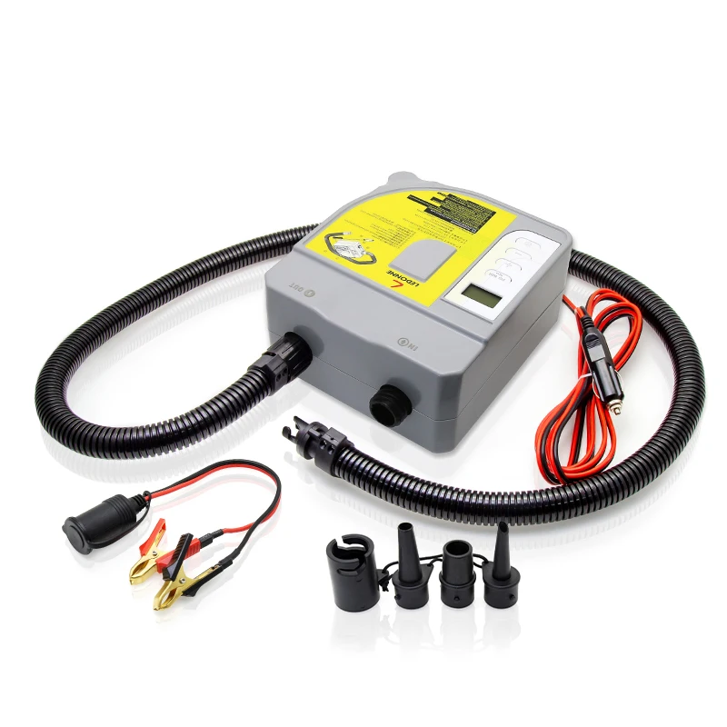 

KOETSU Electric Air Pump Paddle Board Kayak Surfboard Car Booster Infla/Defla Pump 12Vlot 130watt Air Pressure17PSI for Car