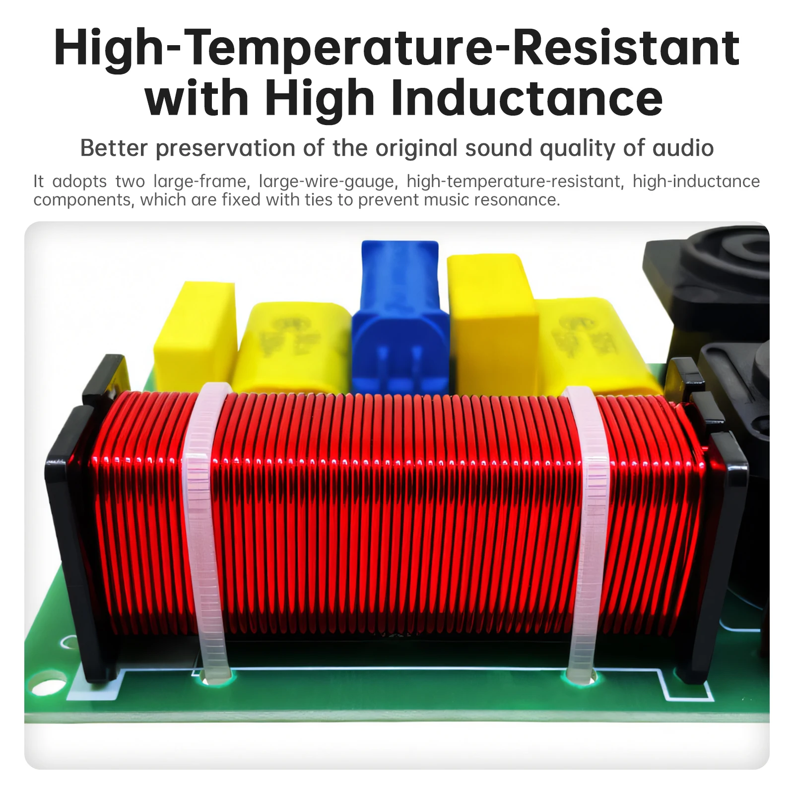 450W Treble  Bass 2 Way Speaker Frequency Divider Board Amp Crossover for Stage Speakers with XLR Input, PTC Protection