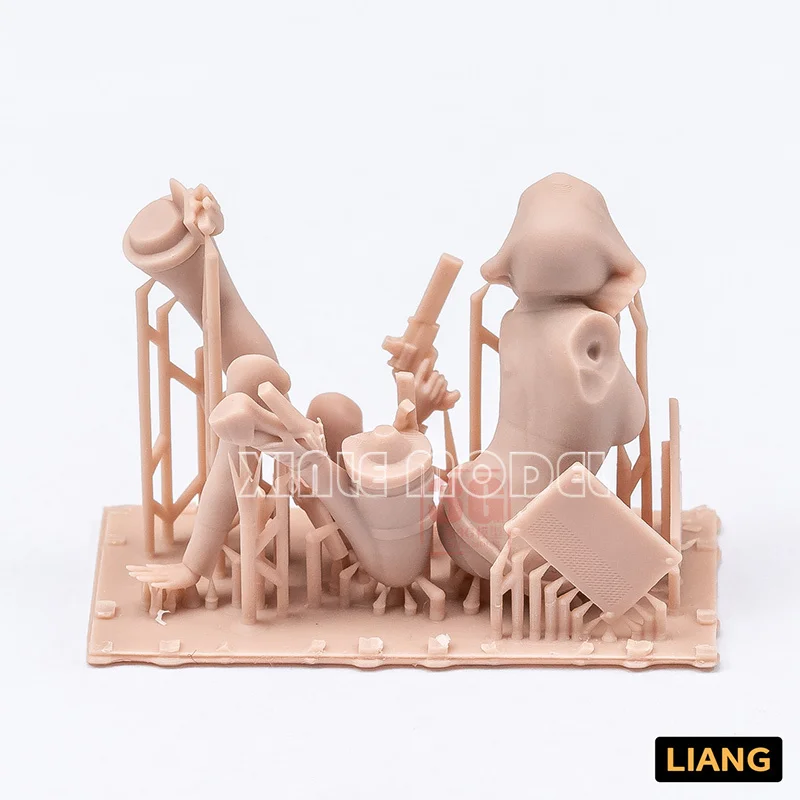 LIANG harsmodel F003 hacker meisje soldaat beeldje scène bijpassende 1/35 DIY accessoires