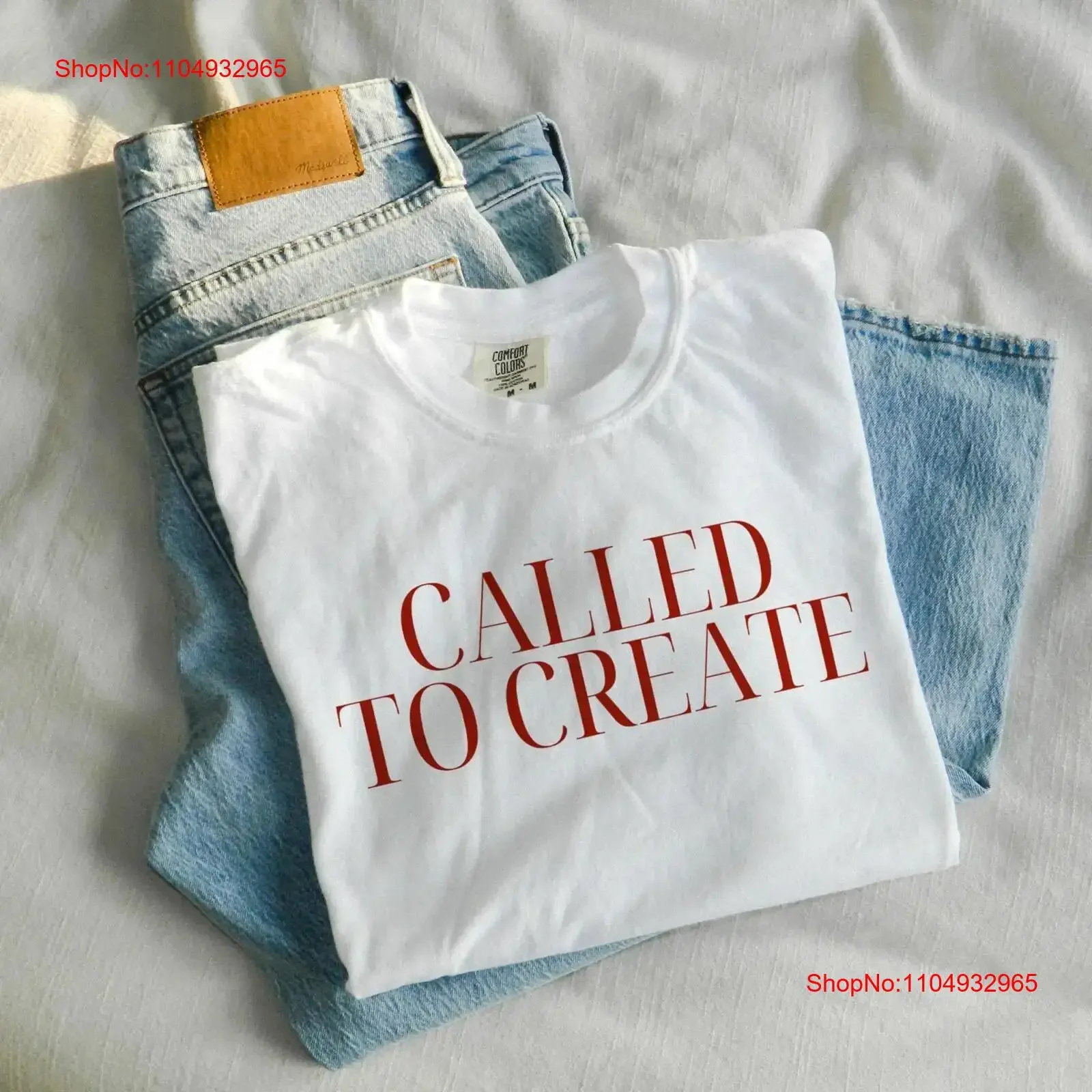 

Called To Create For Artist Trendy T Shirt Aesthetic Apparel Streetwear French Cozy Oversized Parisian Chic ArT vintage Washed