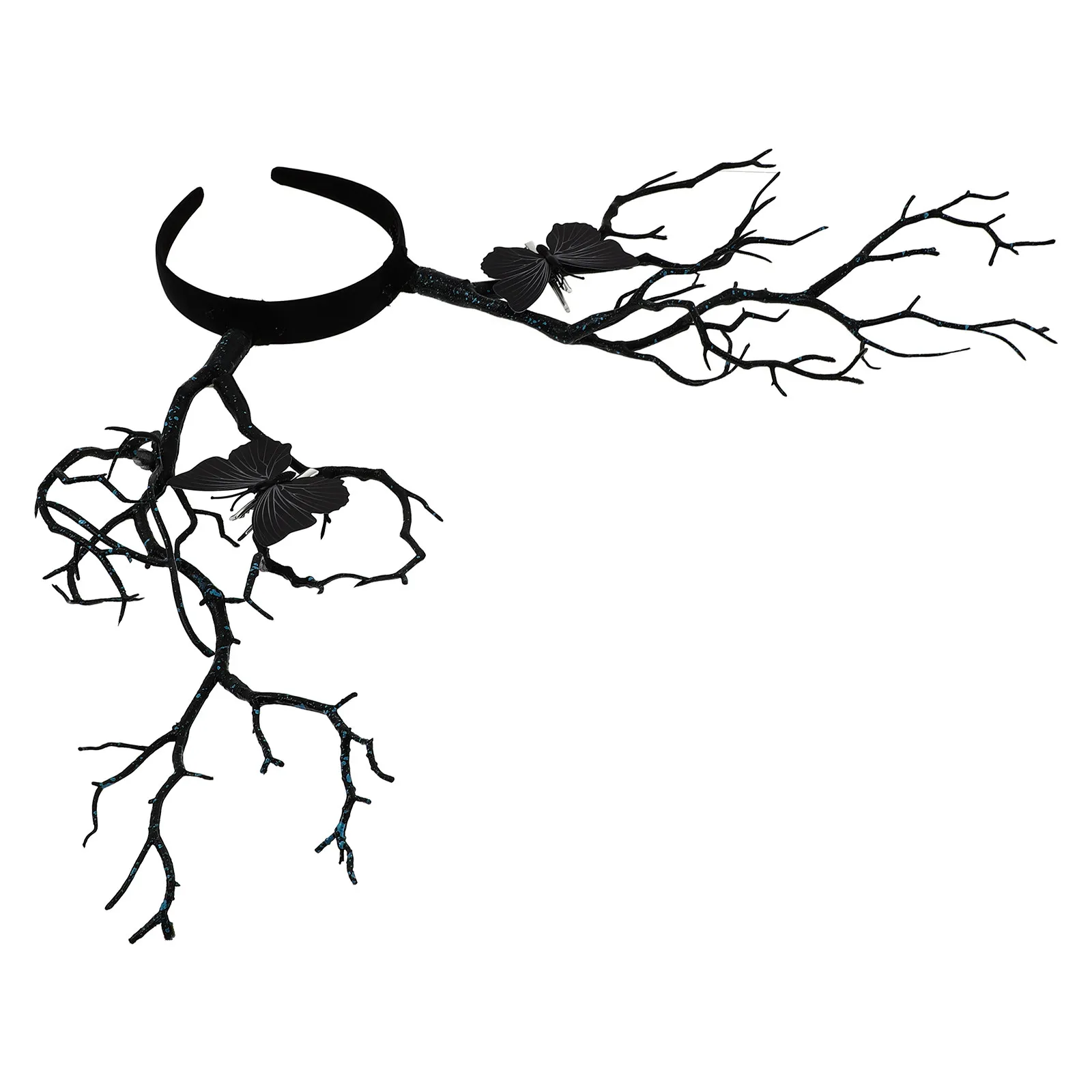 

1Pcs Branch Antler Shaped Hair Band Soft Silicone Party Headband for Children Xmas Easter New Year's Eve Creative Hair Accessory