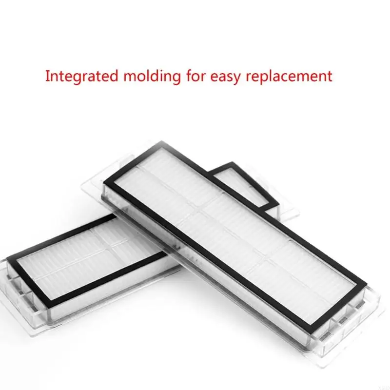 s5max/s6純粋なロボット掃除機スペアメインブラシエッジスイープブラシヘパフィルターバンドルアンチアレルゲンモップクロスN58d用