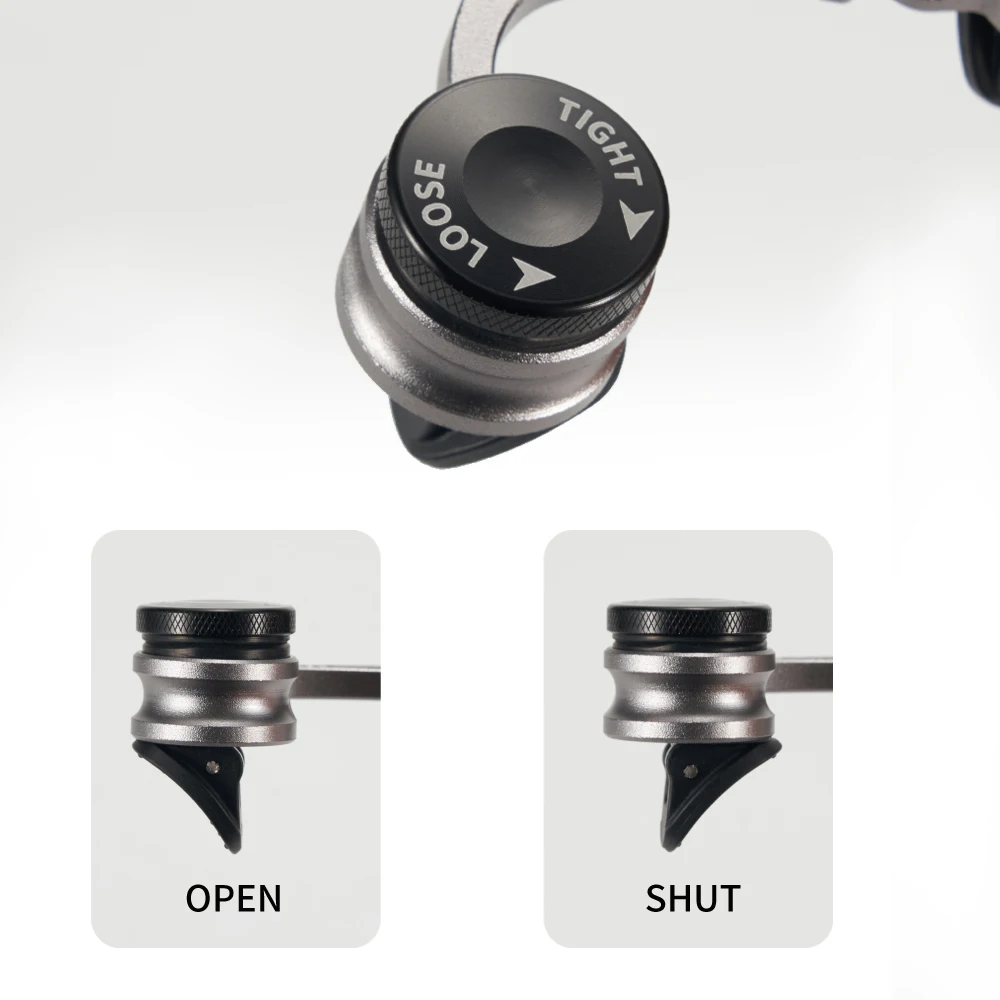 1 قطعة خط صيد معدني قابل للطي GT/FG/PR عقدة جهاز ربط أداة لخط مضفر والزعيم