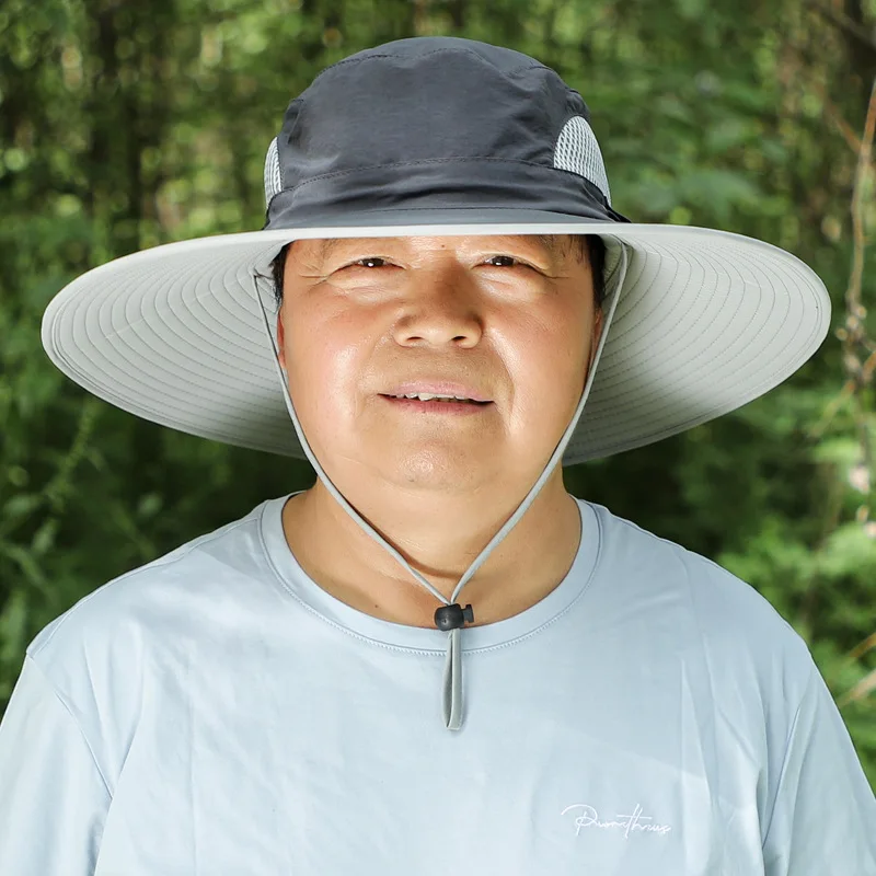 60-65cm Big Head Around The Hat Large Size Big Head Big Face Fat Large Sun Hat Male fisherman\'s Hat Sunscreen Cap