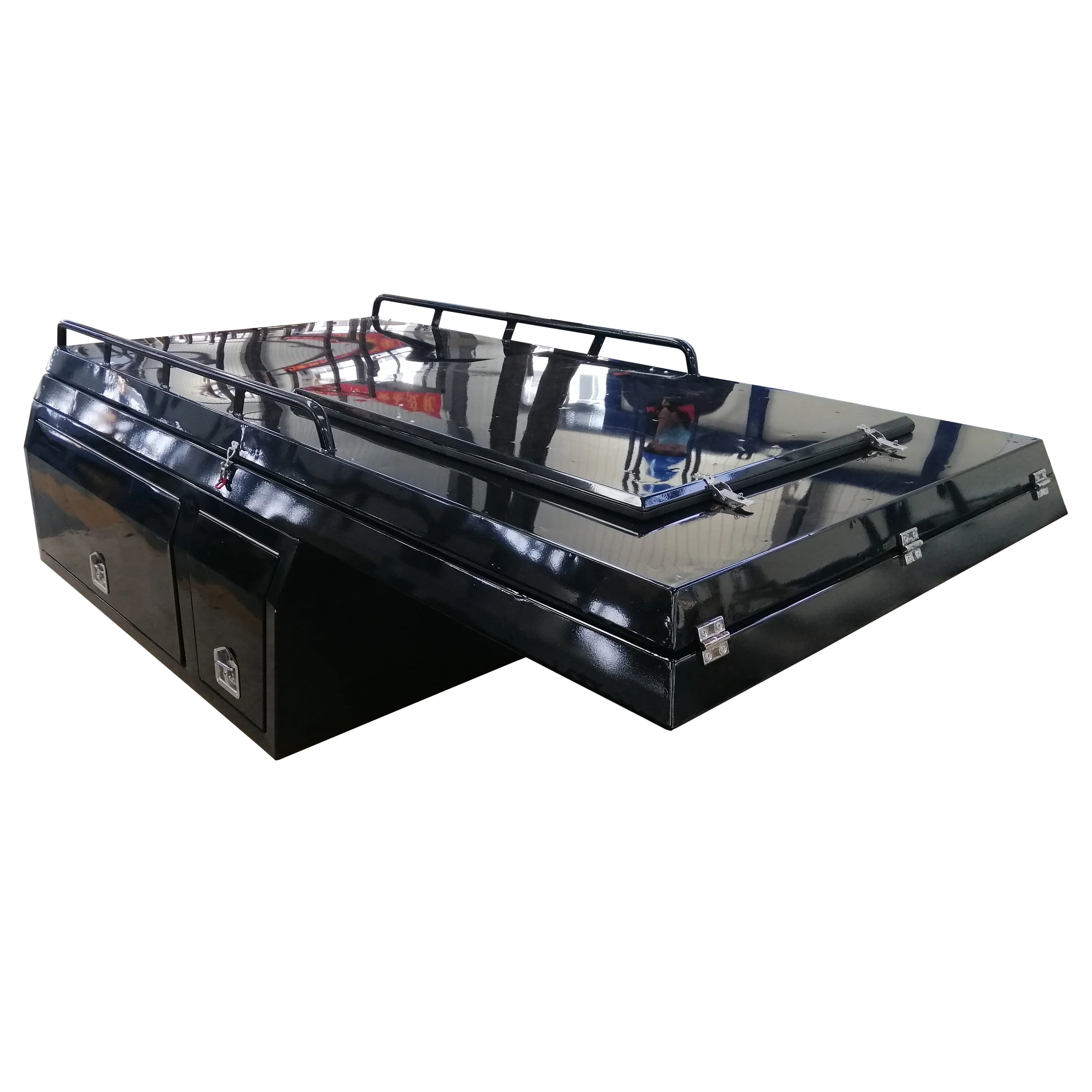 Caja de almacenamiento de herramientas para camión Camper Ute, con cajones, ligera, fabricación superior, aluminio OEM, 1800x1650