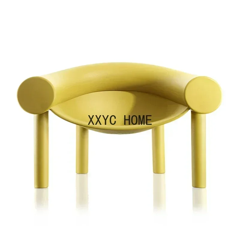 

Personality Single-Seat Sofa Chair Horseshoe Chair Art Simple Home Leisure Lazy Armrest Armchair