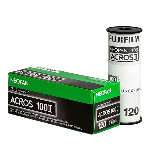Imagen 1 del producto Rollo de 1/10 Fujifilm NEOPAN Acros II iso 100, película de 120mm para impresiones profesionales en blanco y negro, 36 hojas para cámara de película 120