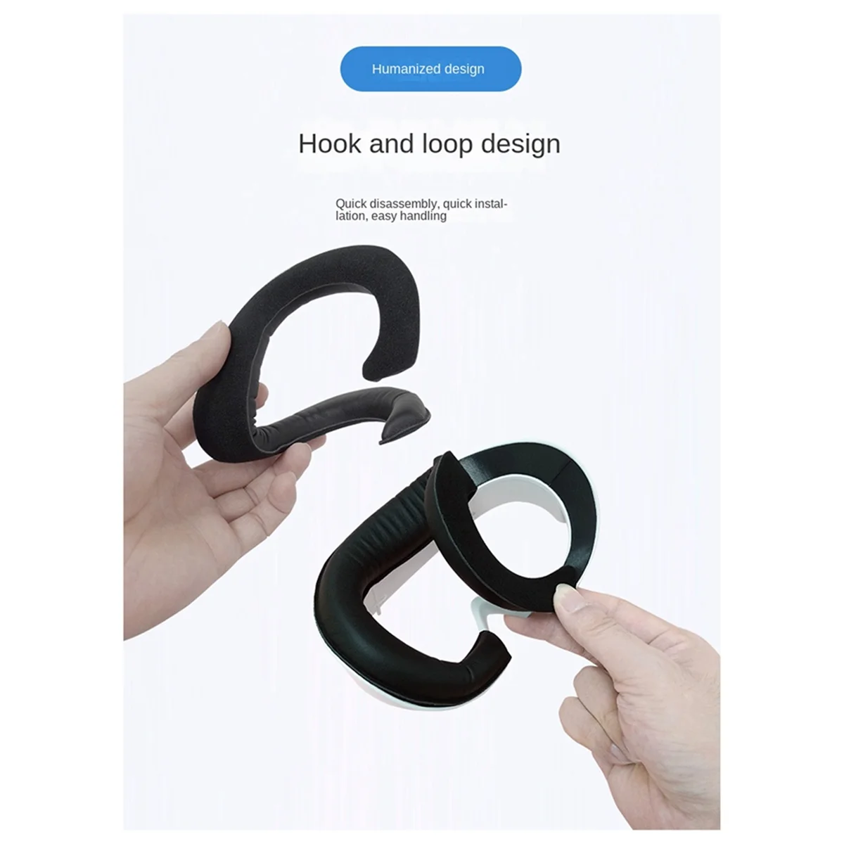 

TCE Cooling Fan for 4 VR Headset Active Ventilation Air Circulation Defog Interface Pad for 4 Accessories