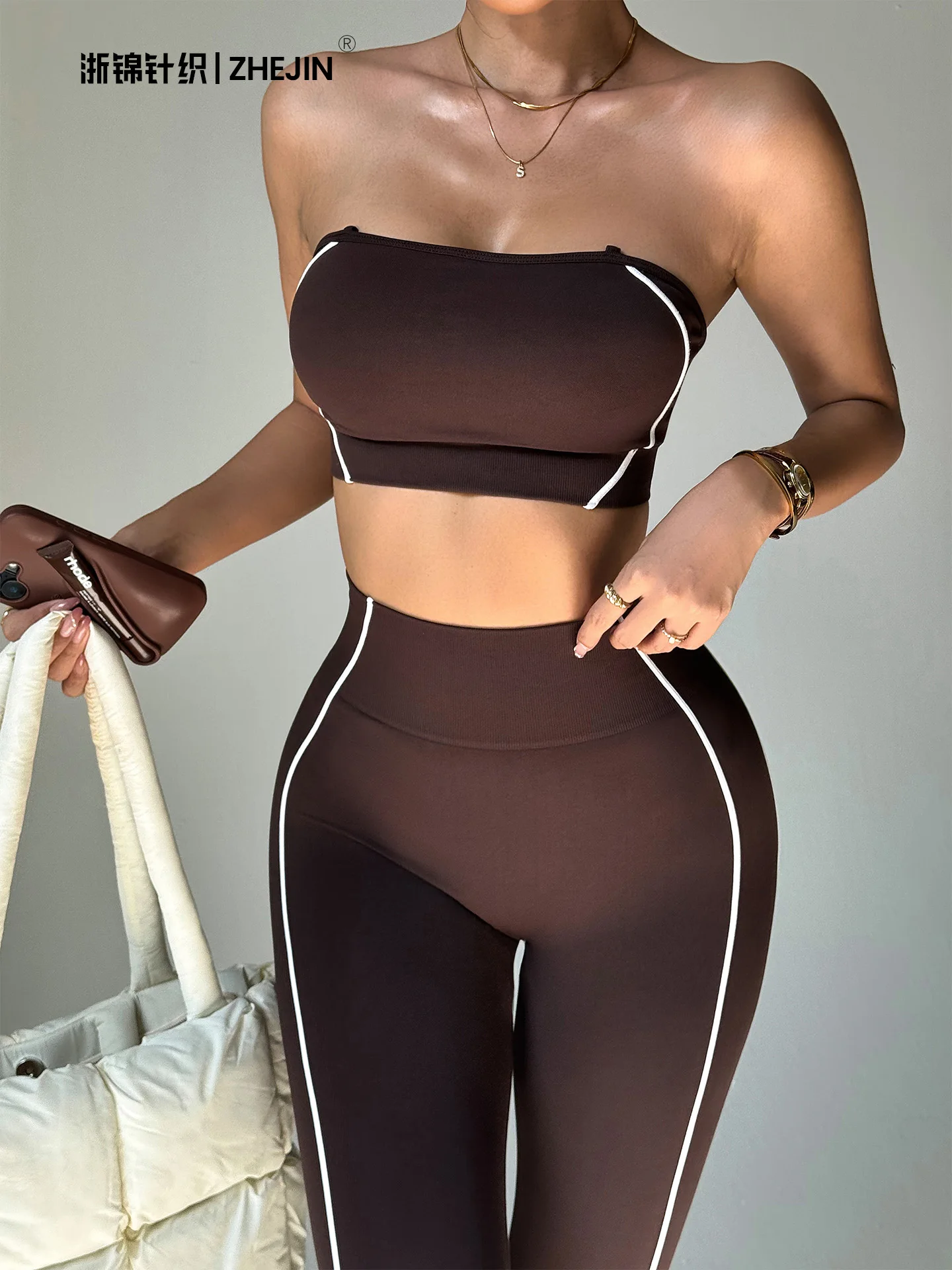 Yoga Fitness Fit Club - Conjunto de Yoga sin Costuras para