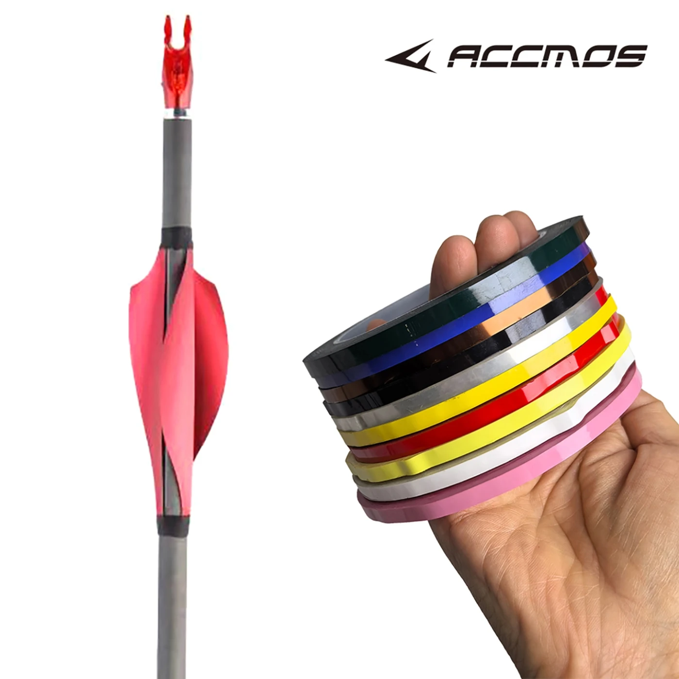 

3Roll Archery spiral feather 66m 5mm sealing tapeAdhesive Fletching Glue Tape for Shooting Accessories