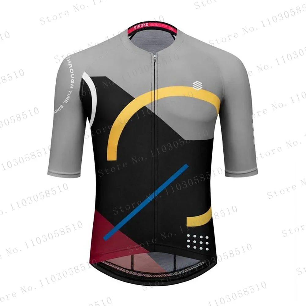 Siroko Replica Mens Cycling Jersey Summer Short Sleeve MTB Shirt Triathlon top Outdoor Sports Ropa Ciclismo Clothing Breathable