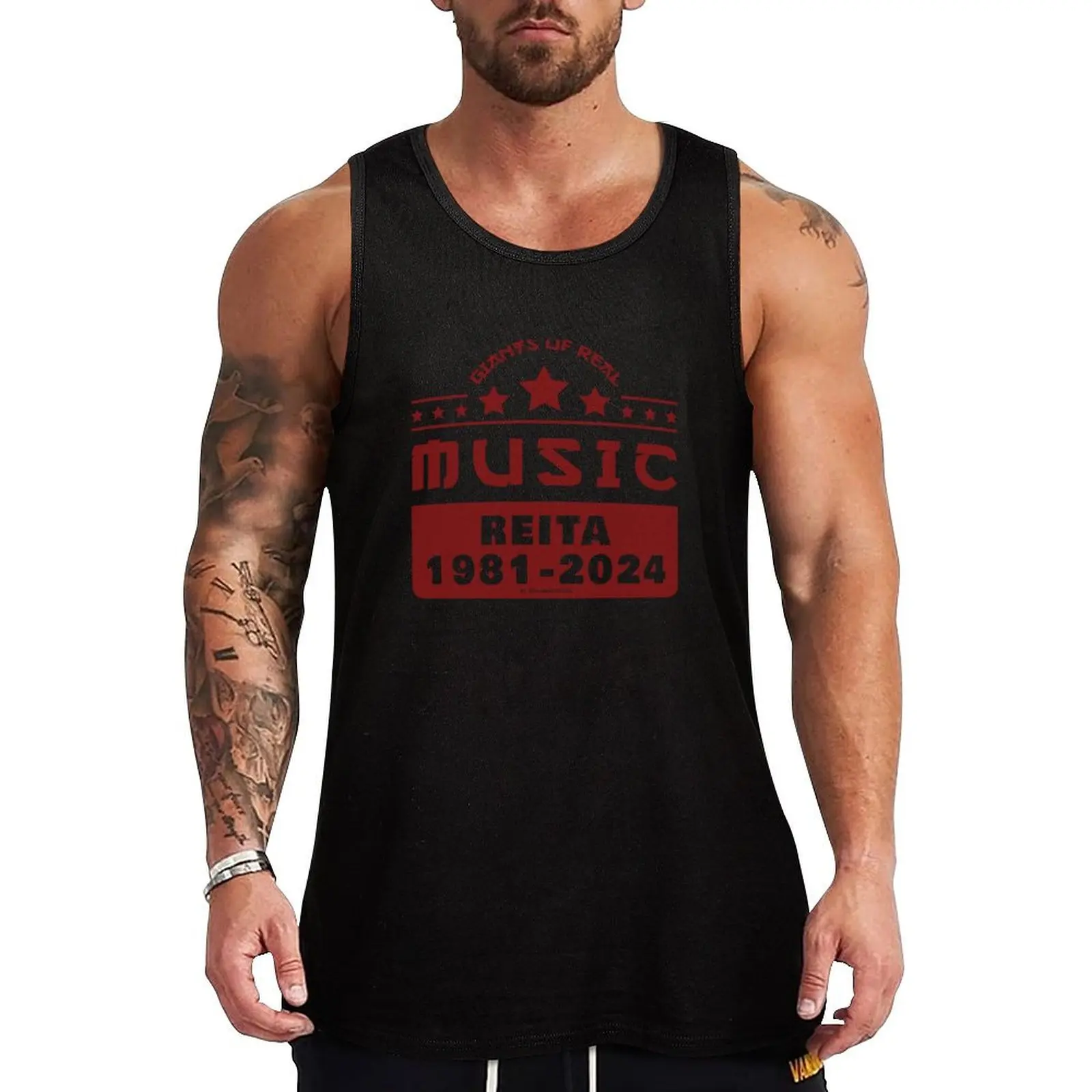 

Reita 1981 2024 Music D47 Tank Top Breathable Stretch Tank Top Flexible Comfort Shirt