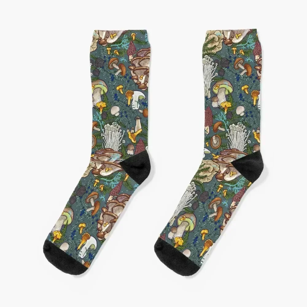 

mushroom forest Socks Hiking boots Sports Stockings man ankle Socks Male Women's