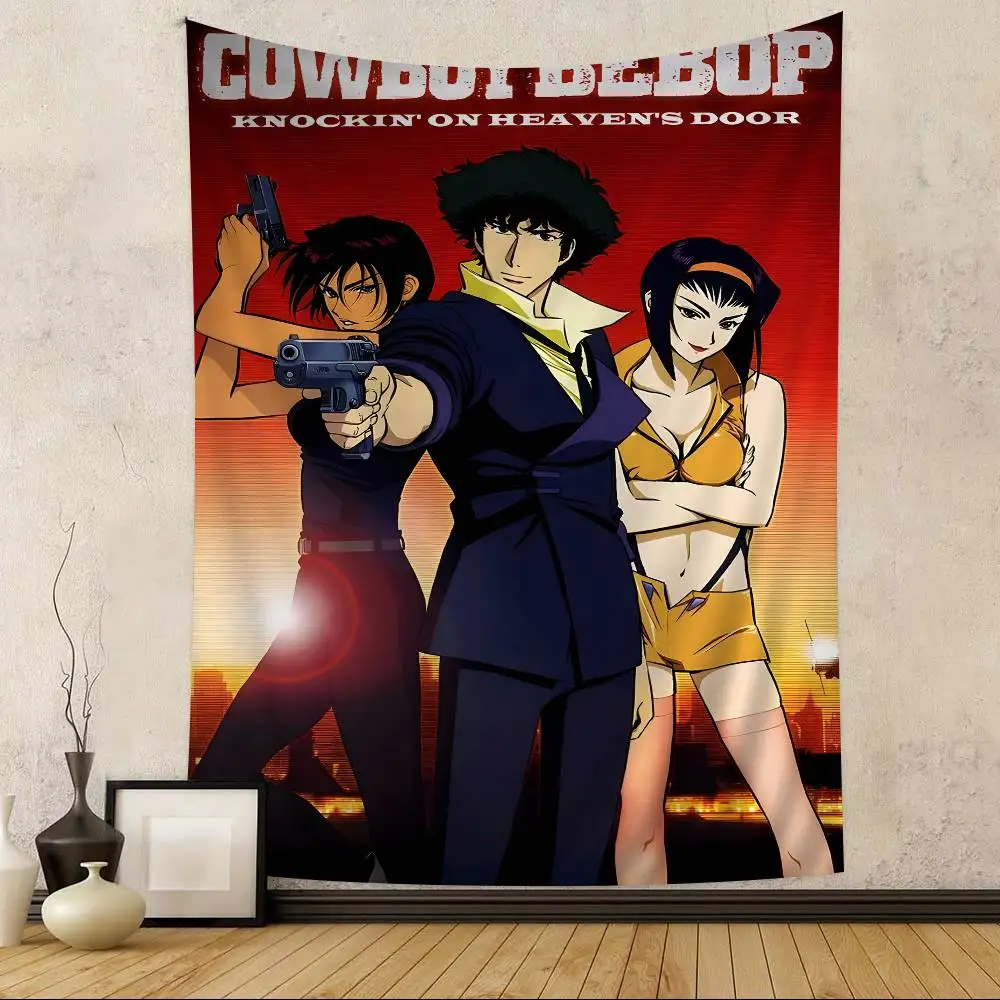 Cowboy Bebop Cartoon Tapestry Bohemian Wall Tapestries Mandala Home Decor