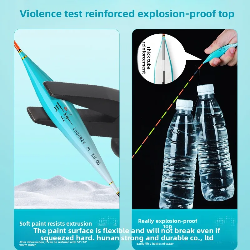 5-pack-high-sensitivity-crystal-tail-fishing-float-anti-wind-wave-clear-visibility-for-shallow-water