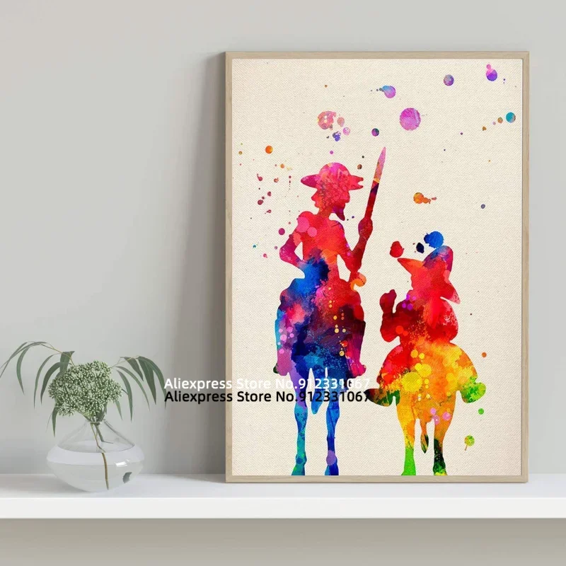 ألوان مائية-لوحات فنية بيكازو ، طباعة قماش ، ملصق ، صور جدارية ، ديكور منزلي