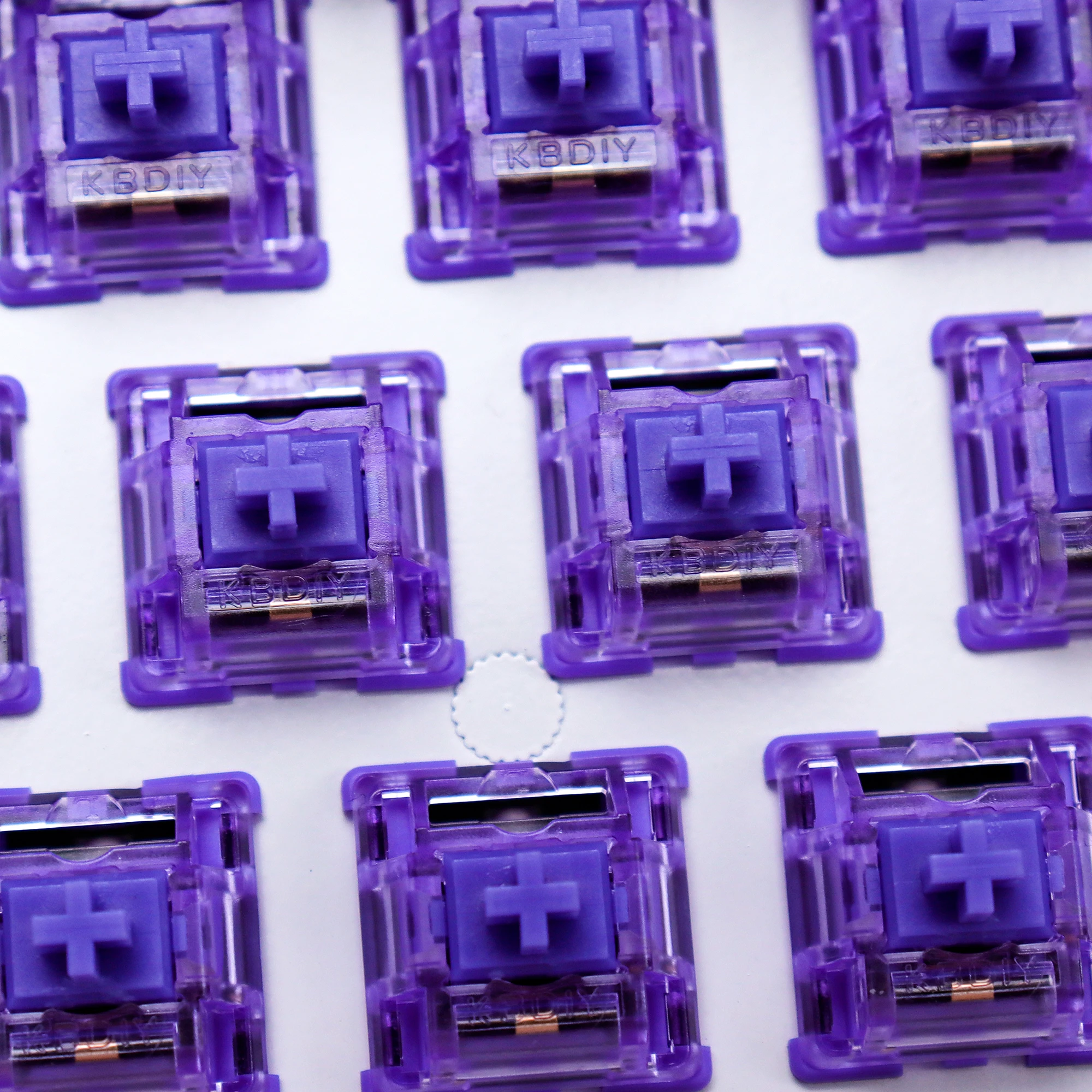 مفاتيح اللمس KBDiy Asura Switch ​ لوحات المفاتيح الميكانيكية المخصصة 50gf ​ 5-Pins MX Stem Factory Pre Lubed Spring Hot Swap 35PCS