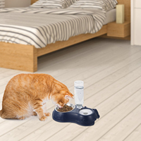 Automatic Pet Feeder Waterer Bite Resistant Shatterproof Safe Cats Dogs Rabbits Detachable Water Dispenser