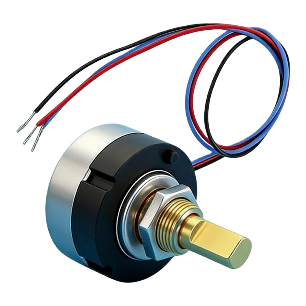 Hall Effect Rotary Potentiometer MA24 0 to 5V Output 24mm Compact Size 1000V AC Isolation for Motor Control Systems