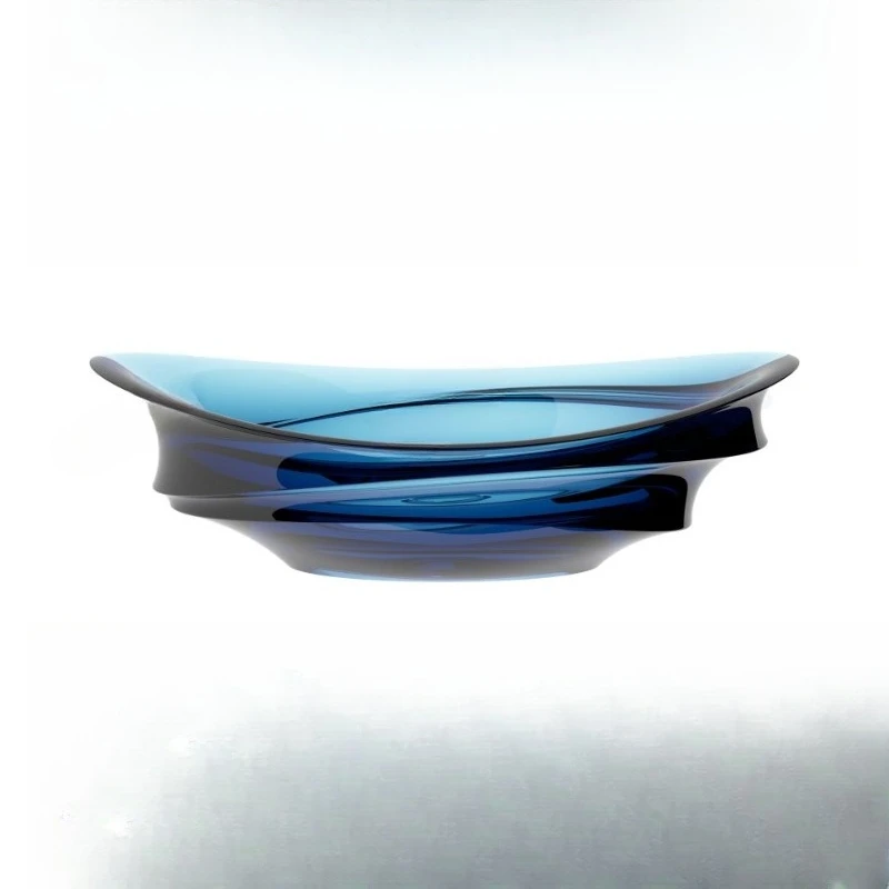 Crystal basin, wash basin, bathroom, household laundry pool, basin on the table, wash basin, integrated forming art basin