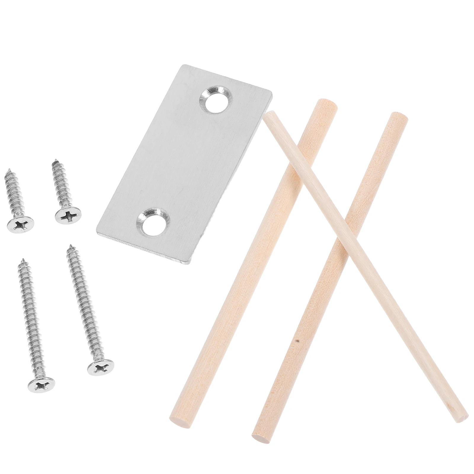 

1 set Door Hole Repair Gasket Plate Filler Cover Durable Material Easy Installation Door Reinforcer for Various