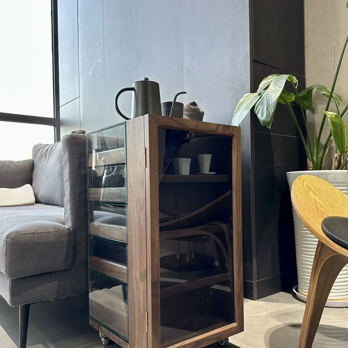 خزانة أسنان المشاهير على الإنترنت أدوات الشاي والمجوهرات Wenwan غطاء رمل أرجواني وعاء كوب رئيسي لتخزين فنجان الشاي