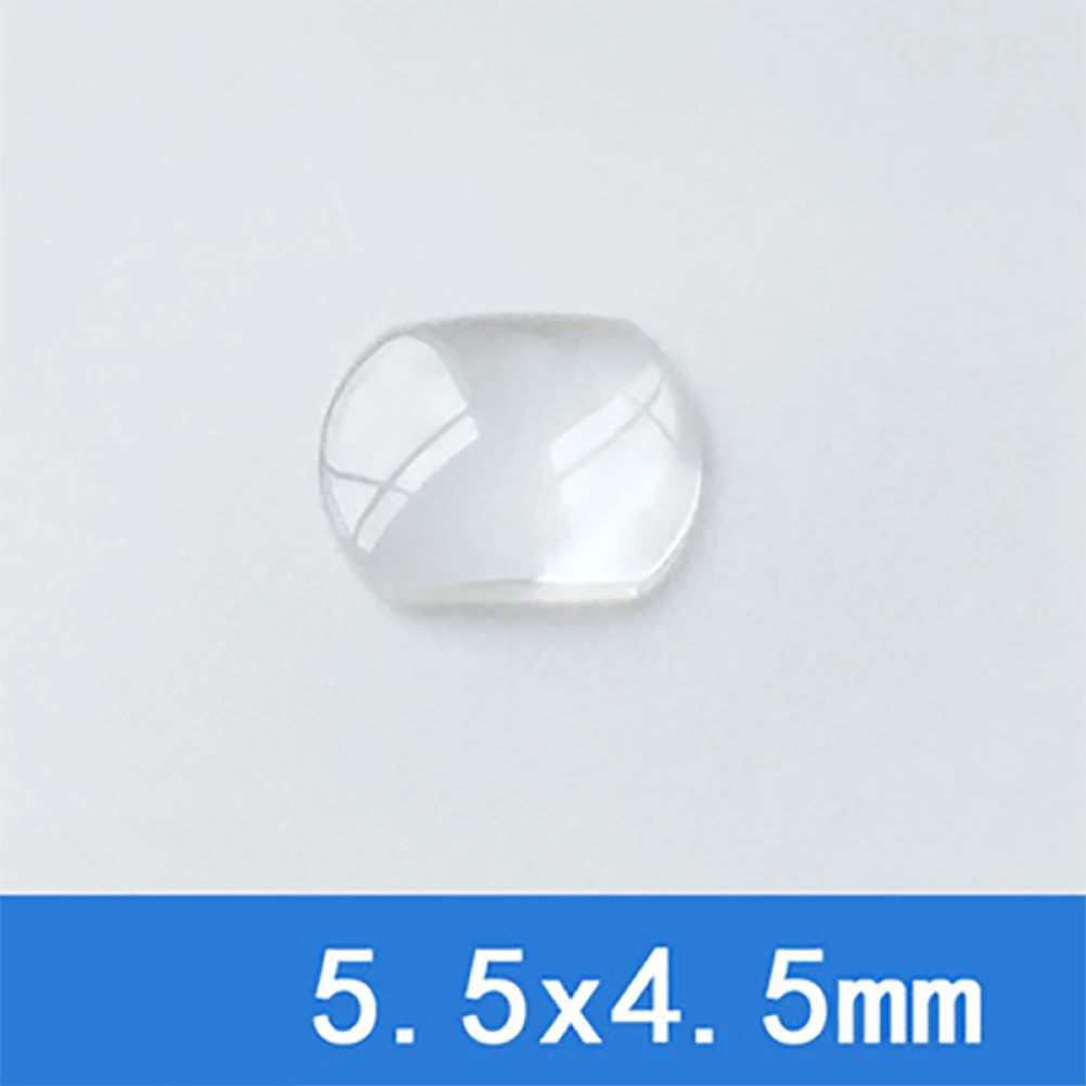 عدسة تقويم مكبرة رائعة من فقاعات الياقوت لنافذة التاريخ ساعة زجاج كريستال 7.0x5.5 مللي متر/5.5x4.5 مللي متر للاختيار