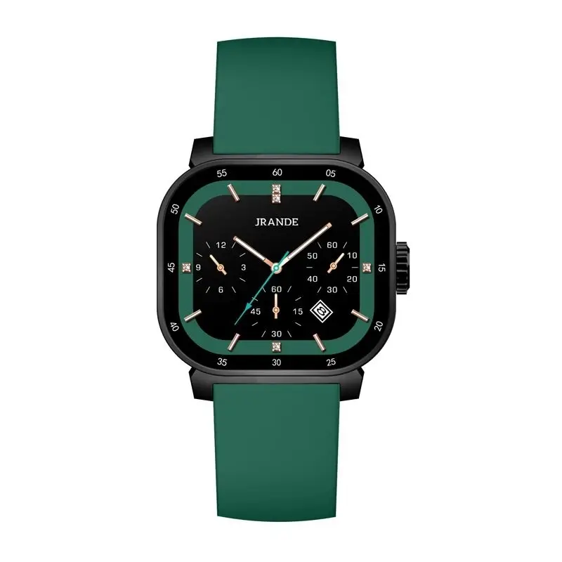 ساعة نسائية جديدة كوارتز فاخرة ومتطورة بحزام سيليكون أنيق ساعة يد عالية الجودة هدية رائعة للنساء #4