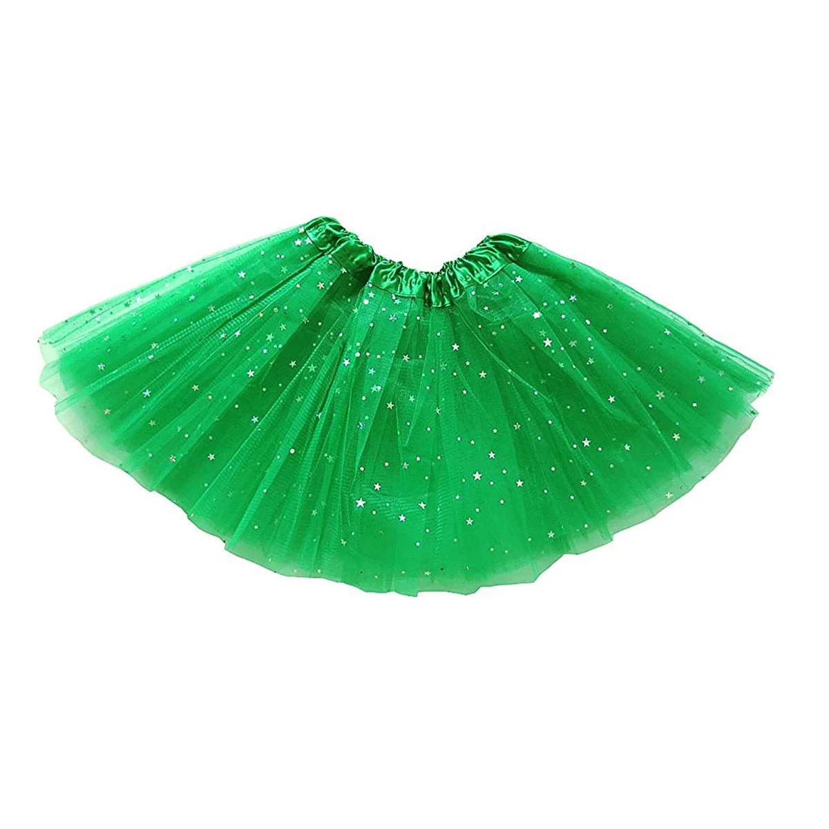 

Girls Sequin Tutu Dress Grass Green Lightweight Sparkly Tulle Skirt For Parties Costumes Dancing Baby Girl Toddler