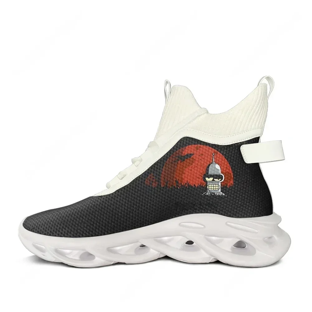 F-Futurama High Top Sneakers Anime Manga Men Women Teenager Sports Running Shoes Sneaker Lace Up Mesh Footwear Custom Made Shoe