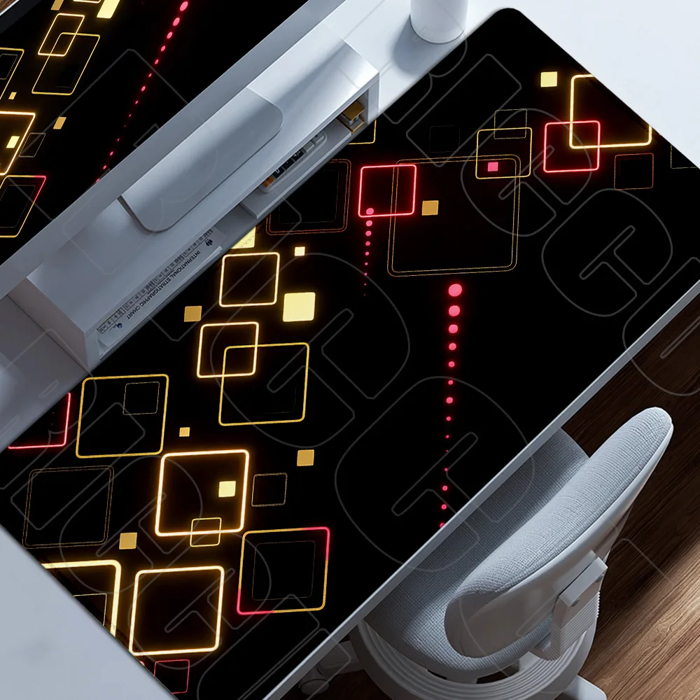 

Mouse Pad XXL Large Gaming Mousepads HD Printing Computer Square Geometric Mat Desk PC Keyboard Expand Accessories Rug carpet