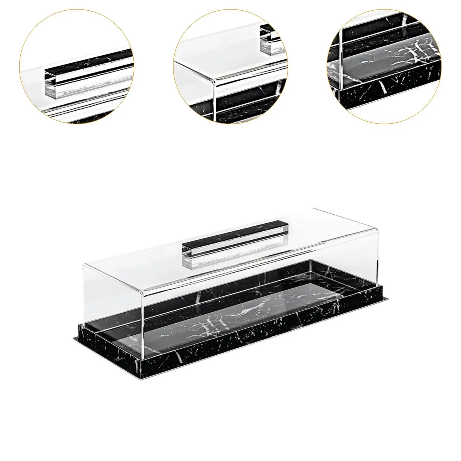 Bakery Pastry Display Case Acrylic Display Box for Event Weddings Banquet