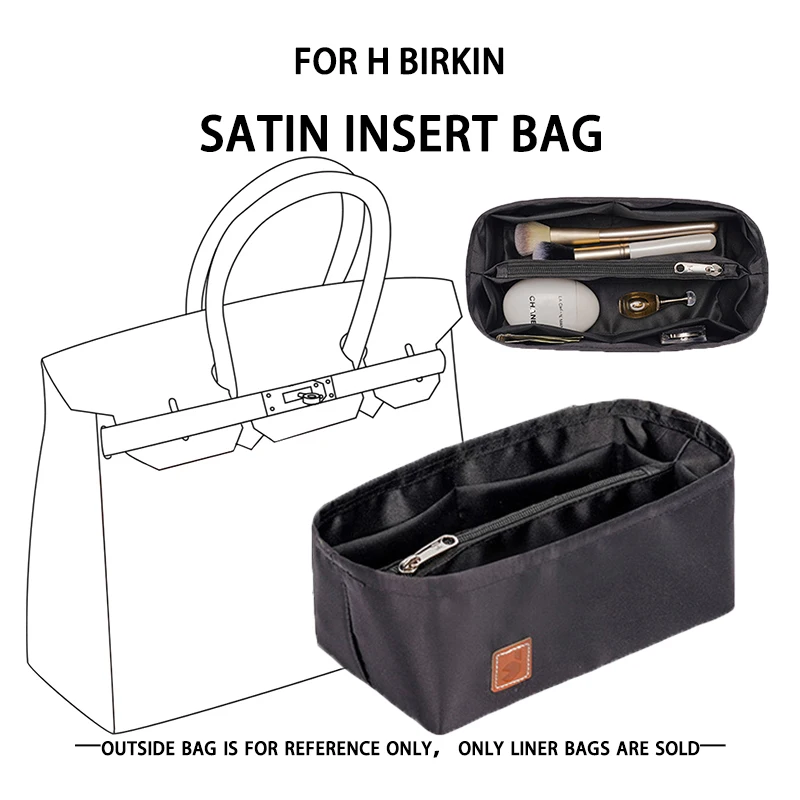 For H Birkin 25 30 35 Handbag Nylon Lining Bag | Genuine Leather, Authentic Craftsmanship | A Touch of Elegance