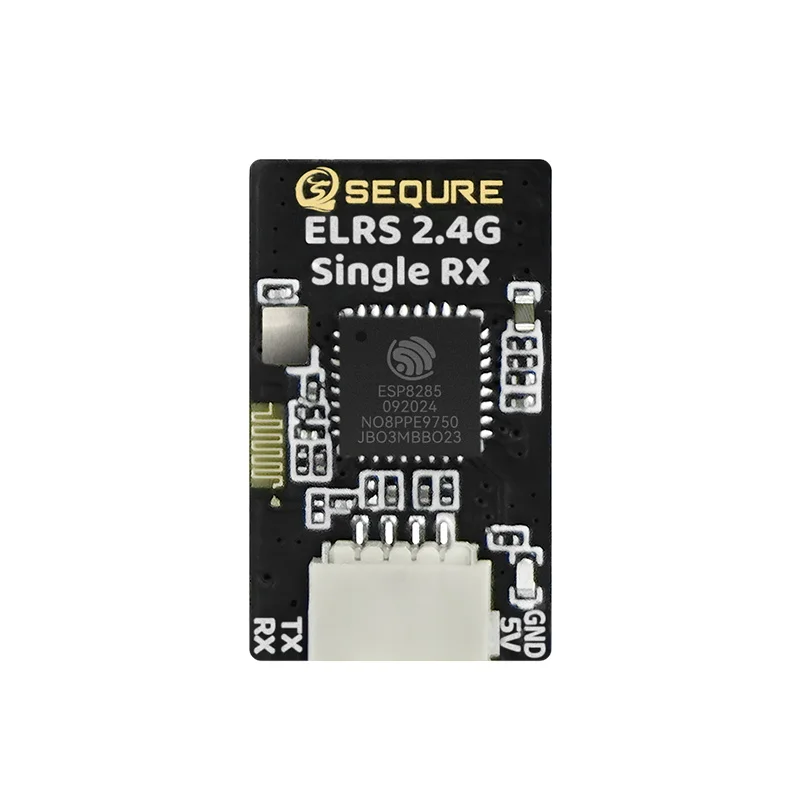 SEQURE ELRS 2.4GHz Single RX Single Antenna Receiver for FPV Racing Drone Fixed Wing Long Distance High Refresh Rate Low Latency