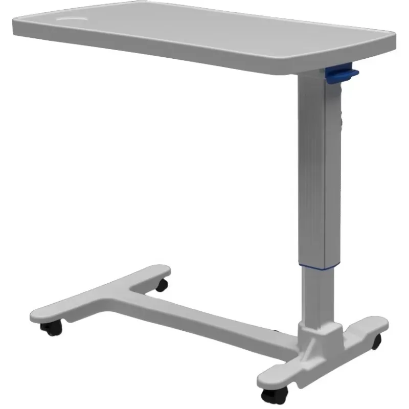 طاولة سرير جديدة قابلة للتعديل ABS مع عجلات معدات طبية ارتفاع طاولة بجانب السرير قابلة للتعديل في المخزون #1