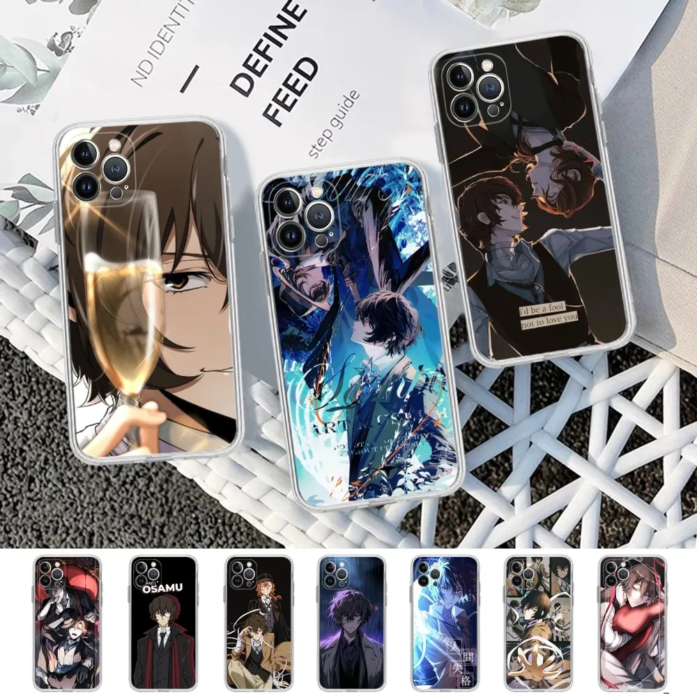 Bungou Stray Dogs Dazai Osamu Phone Case For iPhone 15 14 11 12 13 Mini Pro XS Max Cover 6 7 8 Plus X XR SE 2020 Funda Shell