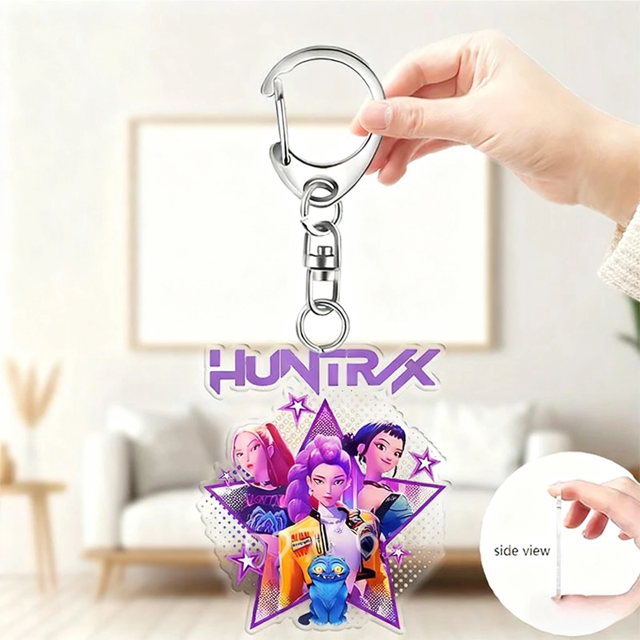 Llaveros de dibujos animados para niño y niña, colgantes coloridos, se pueden utilizar como regalo de cumpleaños