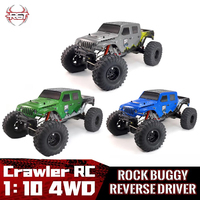 RGT 1/10 2.4G RC 4WD All Terrain Crawler Electric Large tire Off-road Vehicle EX18100 Remote control adult and children's toys