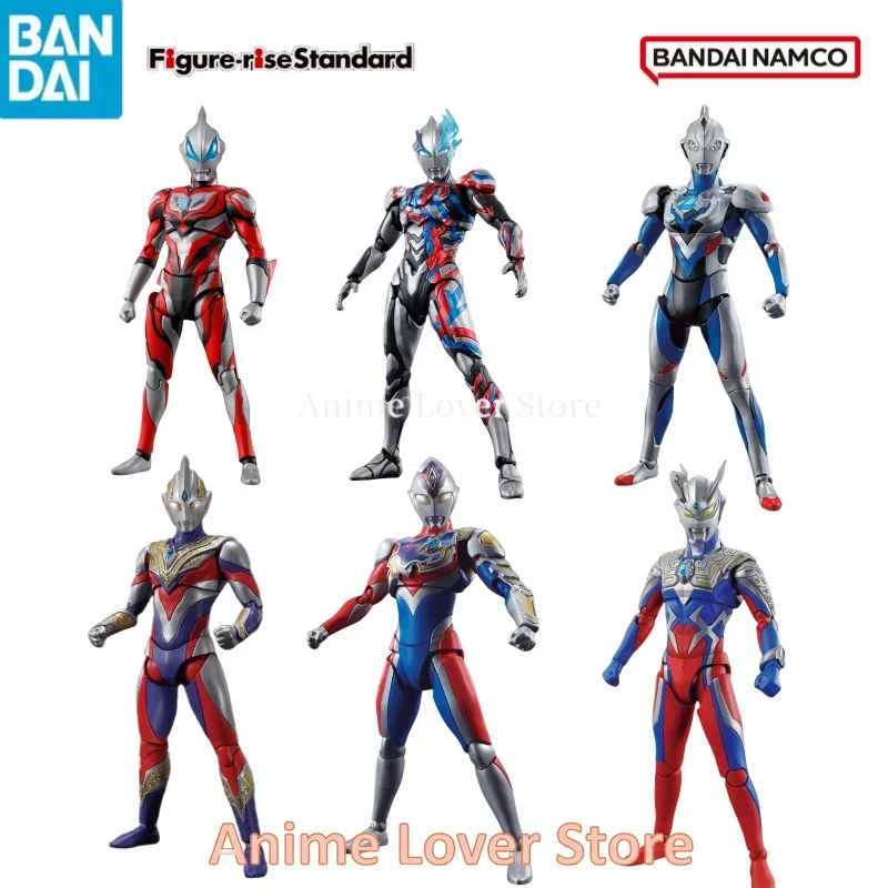 In Stock Bandai Original Figure-Rise Standard FRS ULTRAMAN ZERO TRIGGER Z Decker Geed Anime Action Figures Assembly Model Toys