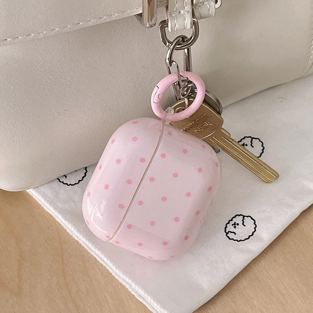 Einfache, frische, rosa, mintgrüne Silikonhülle für AirPods 5, 4, 1, 2, 3, für AirPods Pro 3, AirPods Pro2, 2. Generation, mit niedlichem Schleifenanhänger – Detail 10