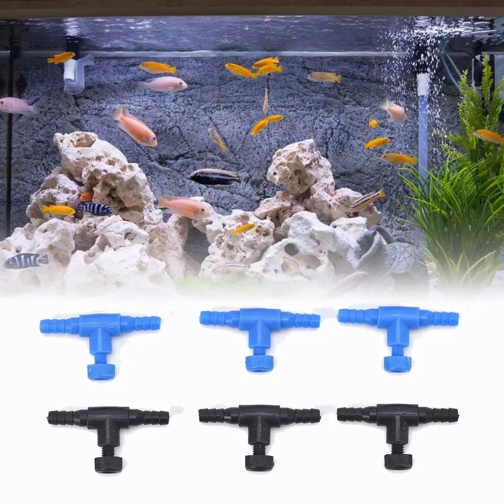 

10pcs Fish Tank Air Line Flow Control Regulator Valve Aquarium For 4/6mm Airline Tubing Pipe Adjustable Connector Switch Tap
