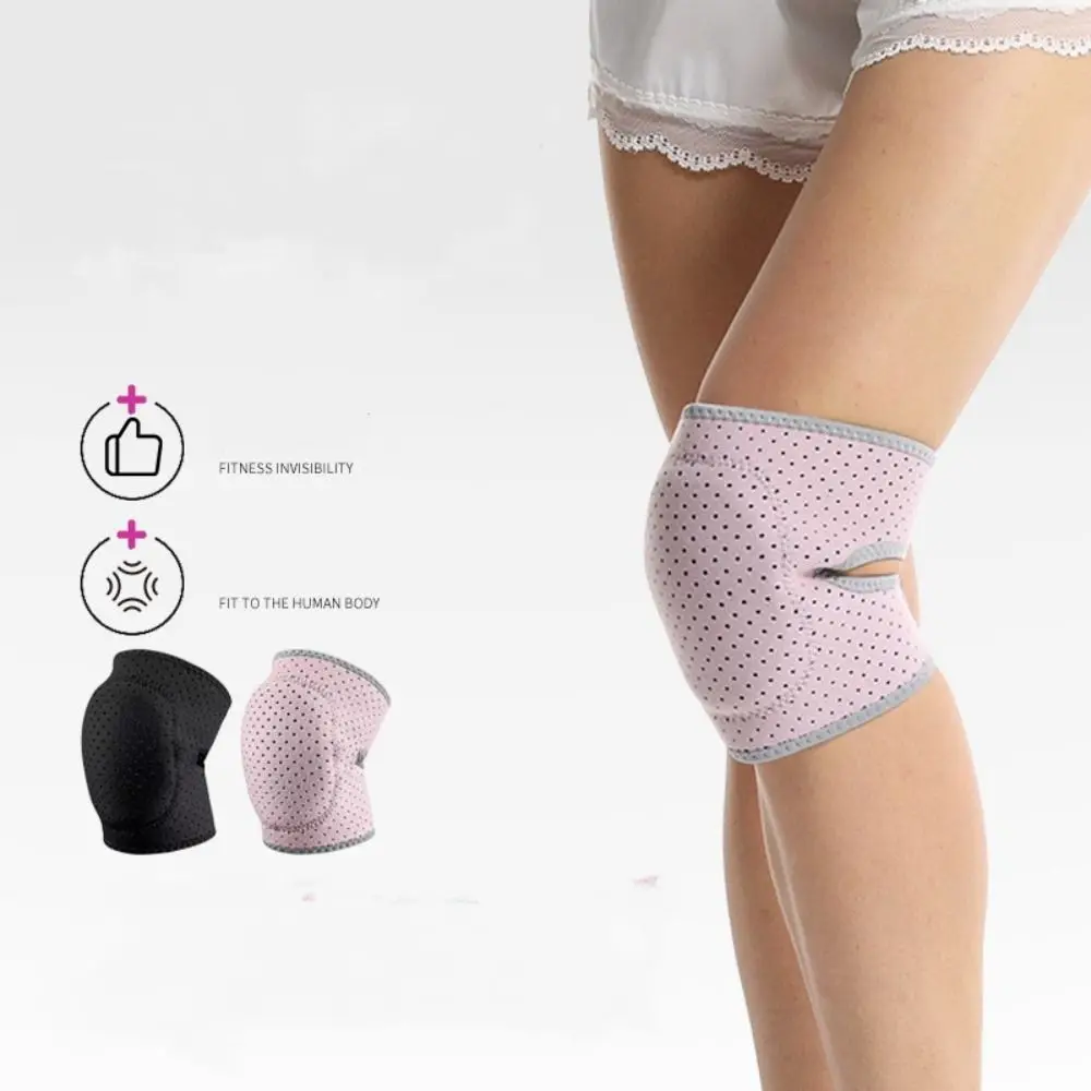 1pcs Sponge Cushion Sports Knee Pad Knee Protection Protective Gear Knee Support Brace Breathable Shock-absorbing