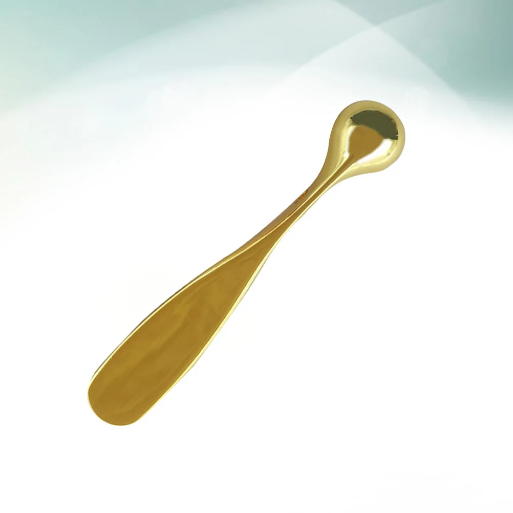 

2pcs Cream Spoon Massage Zinc Alloy Portable Skin Care Tool Beauty Spatula Face Edema Reduction Stick